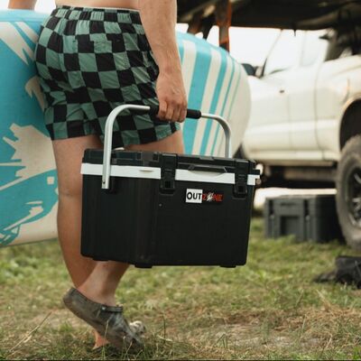 U3+ Customized Rotomolded Cooler Box Water Resistant 46QT Capacity