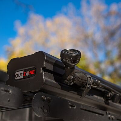 Black Rooftop Aluminum Potable Water Tanks Rugged 26L For Camping