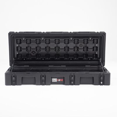 V7 LLDPE Car Rooftop Storage Box Weatherproof Customized 85L Capacity