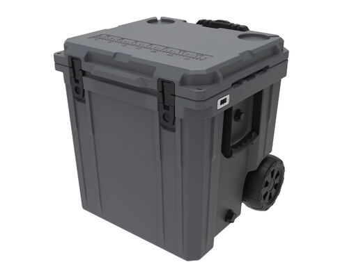 46L LLDPE Rotomolded Unbreakable Cooler Box Ice Retention Bear Resistant Waterproof Food Chair Chest Fishing Camping