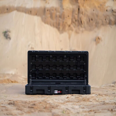 Durable 85L Plastic Universal Roof Top Carrier Storage Tool Box LLDPE Cargo Case Rotomolded Tool Box 4WD Storage Box Roof Rack