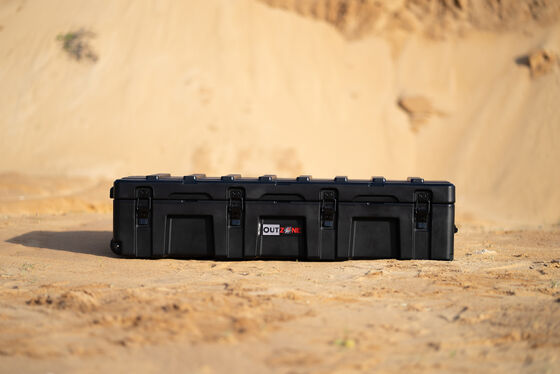 High Quality 122L Detachable Waterproof Storage Box Rotoplastic Outdoor Activity Tool Case for Car Roof-ODM Customization