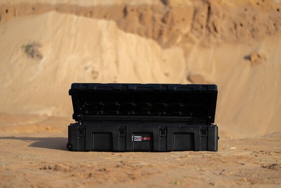 High Quality 112L Detachable Waterproof Storage Box Rotoplastic Outdoor Activity Tool Case for Car Roof-ODM Customization