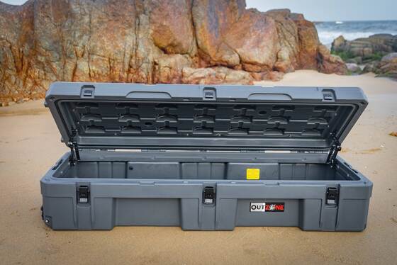 V5 Rugged Storage Case Weatherproof Lockable with 128L Capacity