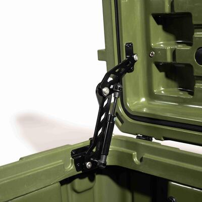 V5 Rugged Camping Storage Box Interlocking Stackable 150L Capacity