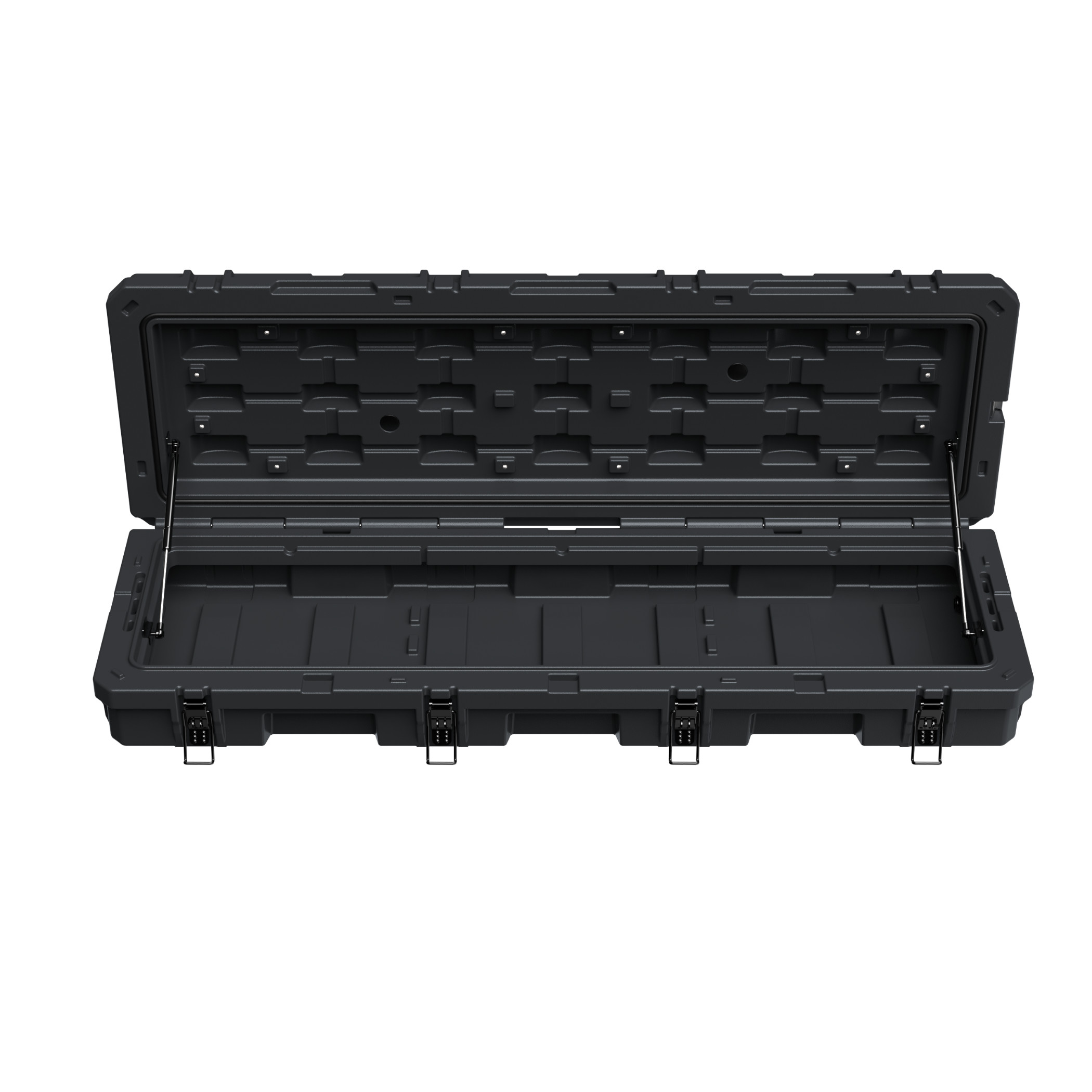 Half Rack Rugged Case Fishing Vehicle Roof Rack Case Rugged 96L For Heavy Duty Storage And ...