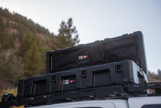 V3+ Car Rooftop Rugged Storage Case Stackable 95L Capacity