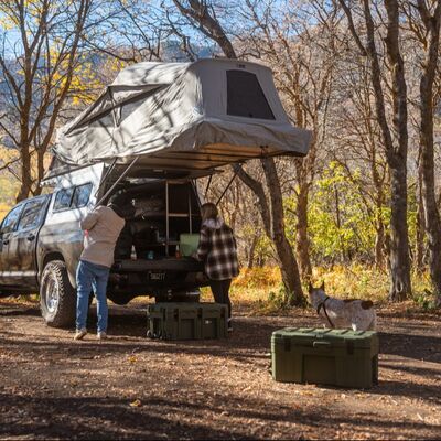 V3+ Camping Storage Containers Impact Resistant Lockable 160L Capacity