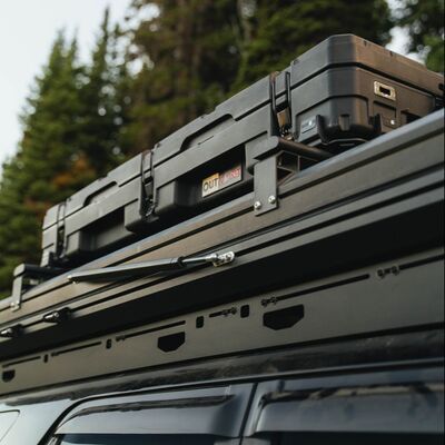 V2+ Rugged Vehicle Roof Rack Storage Box Waterproof 102L Capacity