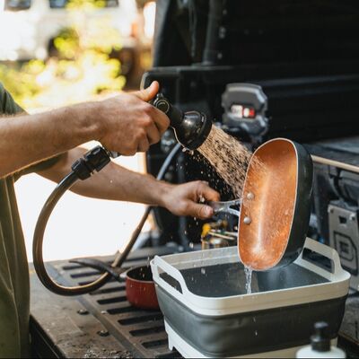 ABS Camping Portable Shower Kit for Outdoor Adventures Stay Clean and Fresh