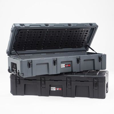 V7 Interlocking Car Roof Top Cargo Box Rugged 122L Capacity