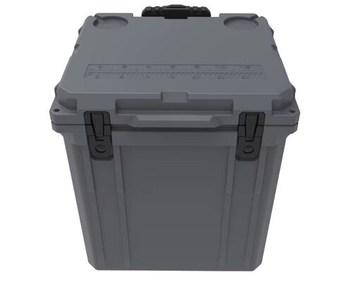 46L LLDPE Rotomolded Unbreakable Cooler Box Ice Retention Bear Resistant Waterproof Food Chair Chest Fishing Camping