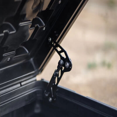 Durable 85L Plastic Universal Roof Top Carrier Storage Tool Box LLDPE Cargo Case Rotomolded Tool Box 4WD Storage Box Roof Rack