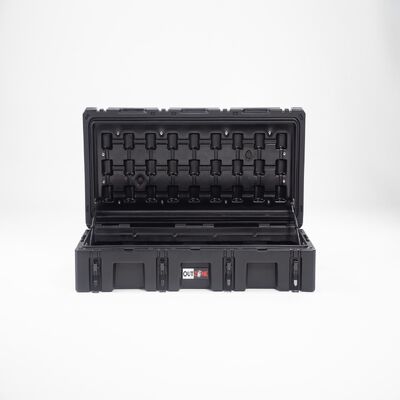 High Quality 85L Rotary Hard Truck Tool Storage Box Outdoor Heavy Duty Cargo Case Plastic Parts Toolbox