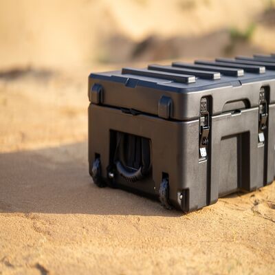 In Stock Custom 122L Outdoor Rotoplastic Toolbox Hard Car Roof Cargo Box for Outdoor Storage Long Case Case