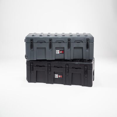 High Quality 122L Detachable Waterproof Storage Box Rotoplastic Outdoor Activity Tool Case for Car Roof-ODM Customization