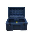 OUTZONE Large Capacity Hard Tool Storage Case with Rotomolding Process Belt Buckle Heavy Duty Protection 76L Model Camping