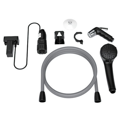 Latest Portable Rechargeable Shower Pump Set Camping & Hiking Accessories in Plastic Wholesale Price