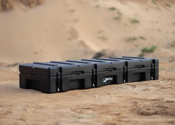 V2+ Lid Lifts Rugged Storage Box Waterrproof Interlocking 106L Capacity