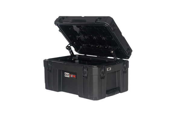 V5 LLDPE Rugged Storage Case Interlocking Customized 80L Capacity